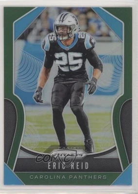2019 Panini Prizm Green Prizm Eric Reid #180 - Image 1 of 2