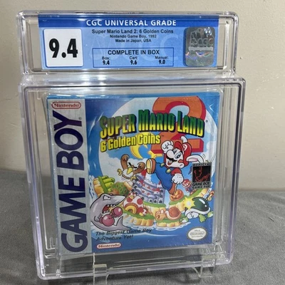 Super Mario Land 2 Golden Coins Nintendo Game Boy Advance CIB Complete CGC 9.4 - Image 1 of 4