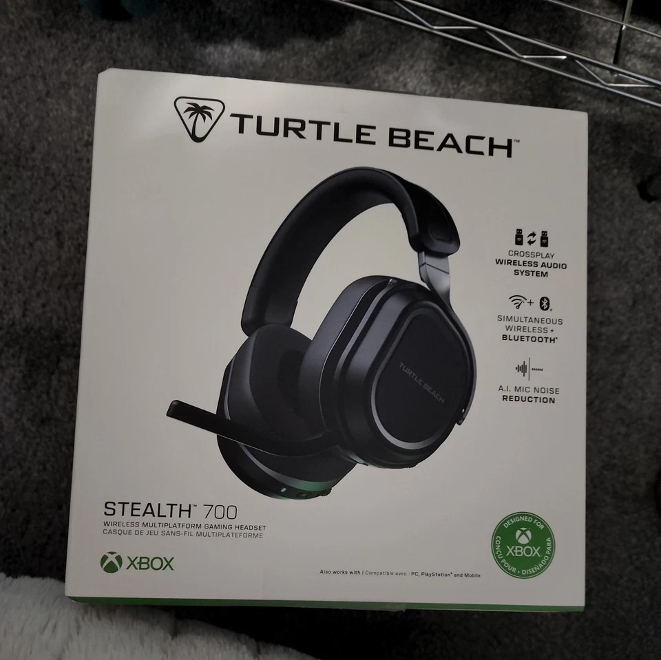 Turtle Beach Stealth 700 Gen 3 Wireless Xbox Headset Black NEW SEALED - Image 1 of 1