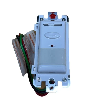 WATT STOPPER WD-170 DIMMABLE PIR WALL SWITCH OCCUPANCY SENSOR  White - Image 1 of 4