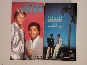 Miami Vice The Movie & Miami Vice 2 The Prodigal Son VHS Tape Lot MCA Universal - Picture 1 of 10