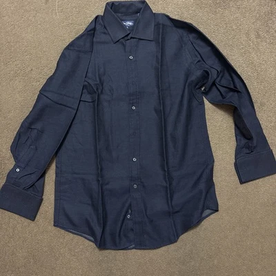 Sean John Men's Classic Fit Long Sleeve Dress Shirt - Cuffs | Men’s 15.5 32/33 M - Image 1 of 4