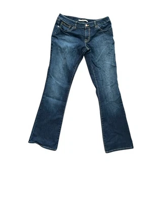 Женские расклешенные джинсы Sergio Valente 10 синяя джинсовая ткань хлопок эластичный логотип 5 карманов - Изображение 1 из 4