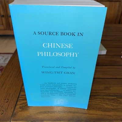 A Source Book in Chinese Philosophy (Paperback)  Wing-Tsit Chan (Translator) VG - Image 1 of 4