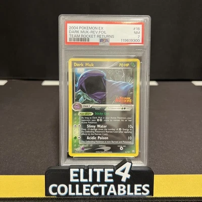Team Rocket Returns - Dark Muk 16/109 Reverse Foil - PSA 7 - Image 1 of 2