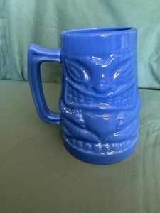 Tiki Mug Hard Rock Blue Honolulu Grand Opening 32 oz 6" Tall Made in USA - Picture 1 of 6