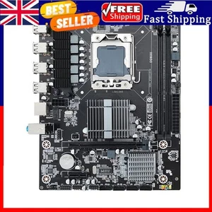 Placa madre de escritorio X58 compatible con E5640 LGA 1366 placa base PC para juegos 32 GB RAM SATA - Imagen 1 de 6