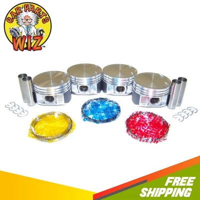 Engine Pistons and Rings Fits 94-98 Saturn SC2 SL2 SW2 1.9L 16v DOHC - Image 1 of 4