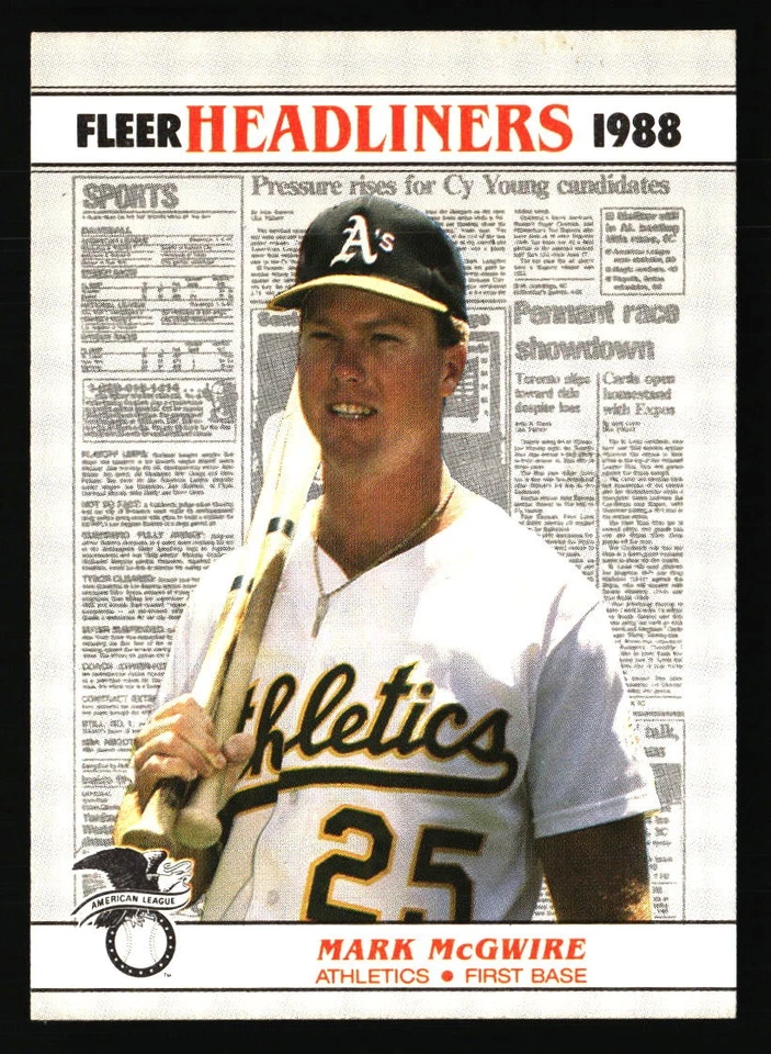 Mark McGwire Baseball Cards - You Pick - St. Louis Cardinals Athletics - Part 3 - Image 1 of 1