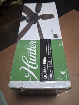 Hunter Builder Elite 52 In. New Bronze Ceiling Fan - Image 1 of 4