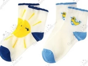 NWT GYMBOREE Pocket Full Of Sunshine 2 PACK SOCKS Size L - Picture 1 of 2