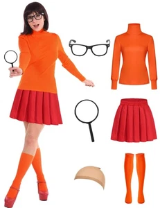 Déguisement femme Velma Classic taille XL Cosplay - Photo 1/1
