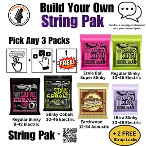 Bauen Sie Ihr eigenes StringPak - Mix & Match beliebige 3 Gitarrensaiten-Packs + kostenloses Geschenk - Bild 1 von 50