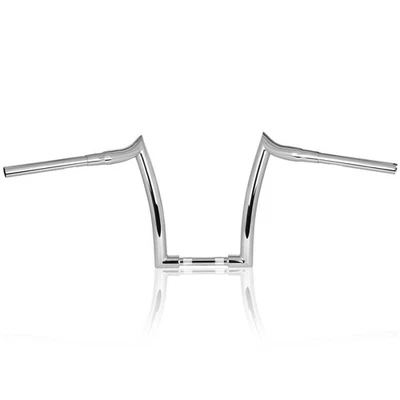 14'' Rise Handlebar Chrome Handle bars Fit For Harley Touring Road Glide Custom Foto 1 de 4
