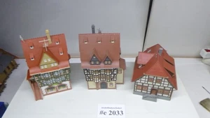 Faller/Kibri H0 3 tlg. Stadthäuser, Fertig gebaut, Sehr gut -#2033 - Picture 1 of 16