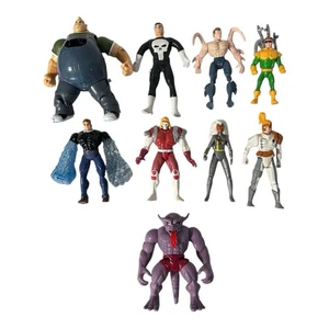 VTG 1990s-2000s Toybiz Marvel Action Figure Lot Of 9 Storm Blob Doc Ock X-Men - Picture 1 of 19
