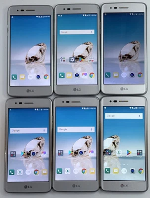 LOT OF 6 x UNLOCKED and T-MOBILE LG ARISTO 4G VoLTE Android Smart Cell Phones ** - Image 1 of 4