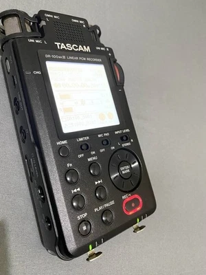 Tascam DR-100MKIII Linear PCM Recorder Black Very Good GP - Image 1 of 4