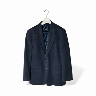 Eddie Bauer Men's 100% Camel Hair Sport Coat 46R Navy Blue - Image 1 of 4