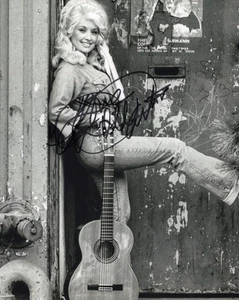 ICONA AMERICANA Dolly Parton COUNTRY QUEEN foto autografata firmata SEXY 8x10 - Foto 1 di 1