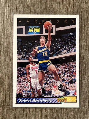 Sarunas Marciulionis 1992-93 Upper Deck #249 Golden State Warriors - Image 1 of 2