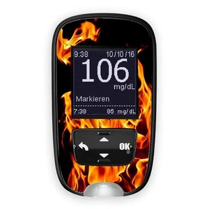 Pegatina / Accu-Chek Guide Sticker - Flames | Diasticker® - Imagen 1 de 1