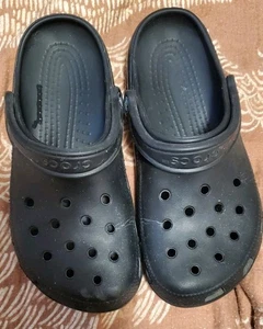 Sandali Crocs neri unisex adulti classici slip ultraleggeri impermeabili W-9 M-7 - Foto 1 di 4