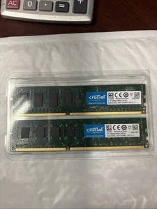 Crucial 4GB DDR3L-1600 UDIMM Desktop Memory RAM CT51264BD160B.C16FED2 1.35V CL - Picture 1 of 1
