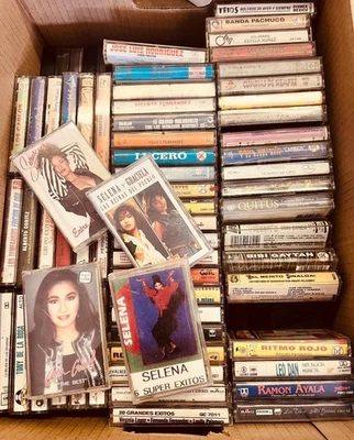 MORE LATIN CASSETTES! Cumbia/Mariachi/Bolero/Ranchera/ETC...YOU PICK! $2 AND UP! - Image 1 of 2