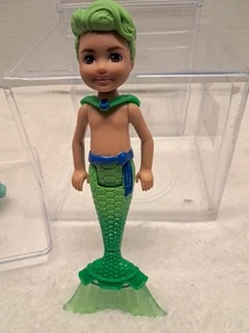 Barbie Dreamtopia Chelsea Mermaid Boy verde brillante de 6", B90 - Imagen 1 de 2
