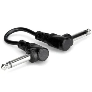 Hosa CFS106 Molded Right Angle to Same Guitar Patch Cable 6 IN / 15 cm - Picture 1 of 1