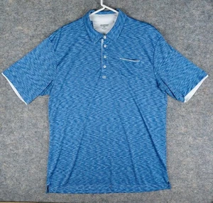 OGIO Poloshirt Golf Henley Herren XXL 23,5x33 blau weiß 4 Knöpfe - Bild 1 von 12