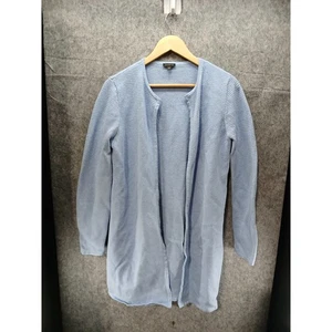 Talbots Damen blau Strick vorne offen Cardigan Pullover lässig bequem Medium - Bild 1 von 7