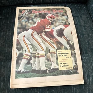 SEPTEMBER 19,1970-THE SPORTING NEWS-LEN DAWSON OF THE KANSAS CITY CHIEFS - Picture 1 of 1