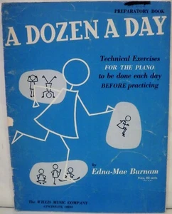 A Dozen A Day Preparatory Book by Edna-Mae Burnam - Picture 1 of 3