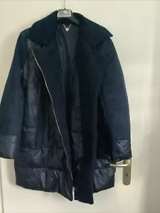 Cest Paris by c‘est by tout Longjacke Steppjacke „blau „ Materialmix Gr. 48 - Bild 1 von 9