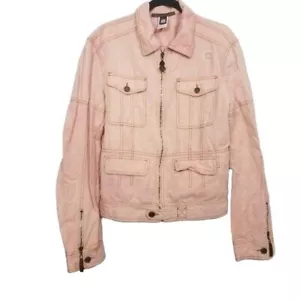 Giacca di jeans rosa Class Robert Cavalli - Foto 1 di 9