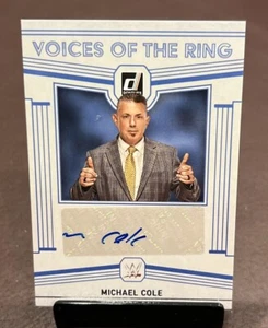 2023 Panini WWE Chronicles - MICHAEL COLE *Voices Of The Ring Auto!* ๐ฅ - Picture 1 of 3