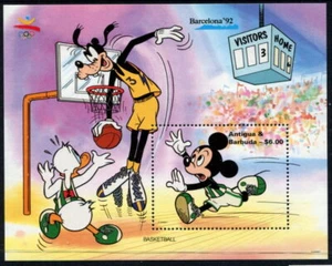 DISNEY - Antigua & Barbuda - 1992 'BARCELONA OLYMPICS BASKETBALL TEAM' Miniat... - Bild 1 von 1