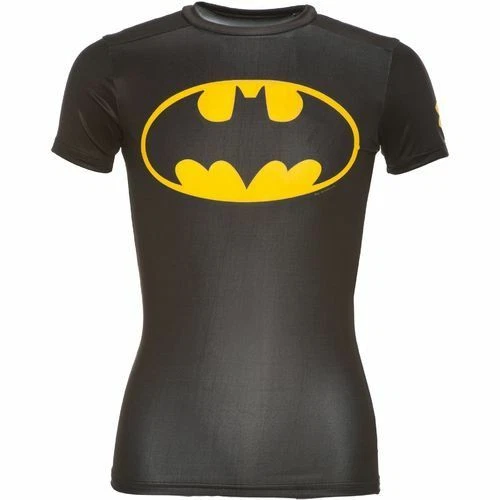 Under Armour Boys Alter Ego Fitted Baselayer Shirt Batman 1244392-006 NWT - Image 1 of 1