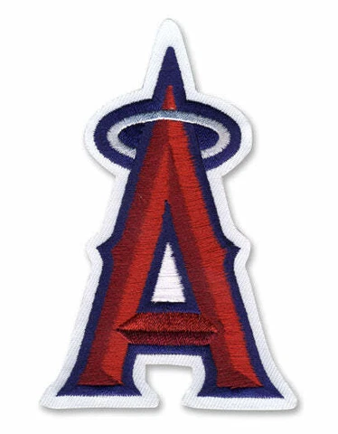 Los Angeles Angels Of Anaheim Silver 'A' Halo Jersey Logo Emblem Patch MLB Cover