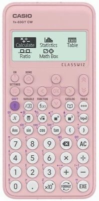 Casio FX-83GT CW Pink ClassWiz Scientific Calculator - Image 1 of 2