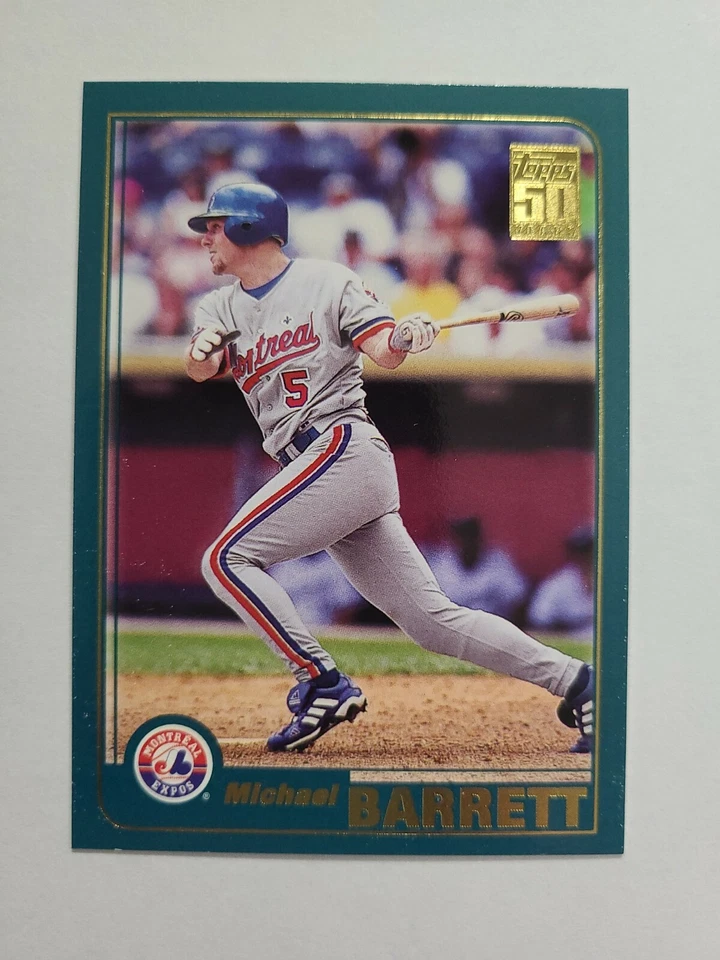 MICHAEL BARRETT 2001 TOPPS BASEBALL CARD # 179 E4253 - Image 1 of 1