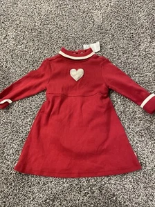 Gymboree  Red Turtleneck Dress Girl Size 12-18 NWT - Picture 1 of 7