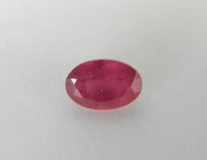 .62 Carats Natural Red Madagascar Ruby Faceted Gemstone Oval RBY05 - Picture 1 of 2