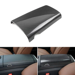 For Mercedes Benz S Class W222 14+ Carbon Fiber Style Console Armrest Box Cover - Picture 1 of 5