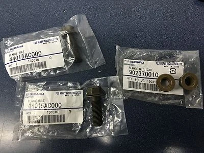 Genuine SUBARU OEM Yipe Pipe To Cat Converter Pipe Bolts & Nuts Kit 1993-2006 - Image 1 of 2