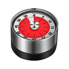Visual Stopwatch Clock Stainless Steel Mechanical 60-Minute for Reading/Office