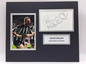 RARE Kevin Nolan Newcastle United Signed Photo Display + COA AUTOGRAPH SASIGNED - Picture 1 of 5