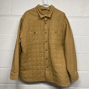 CABELAS Herren Größe 2XL Thermo Baumwolle Khaki Knopfleiste Jacke Hemd - Bild 1 von 5